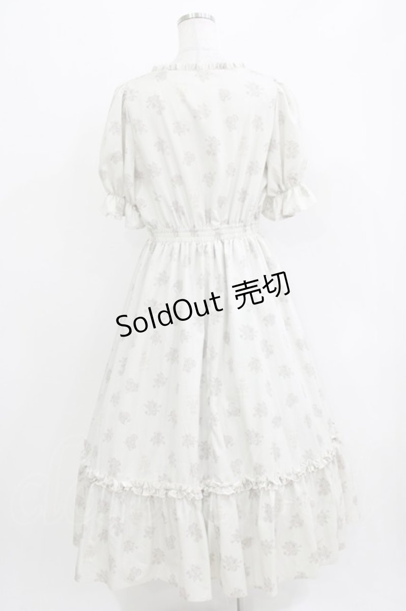 画像3: m petit by misako / AOKハナガラスクエアワンピース L アイボリー H-26-03-16-015-LO-OP-NS-ZH (3)