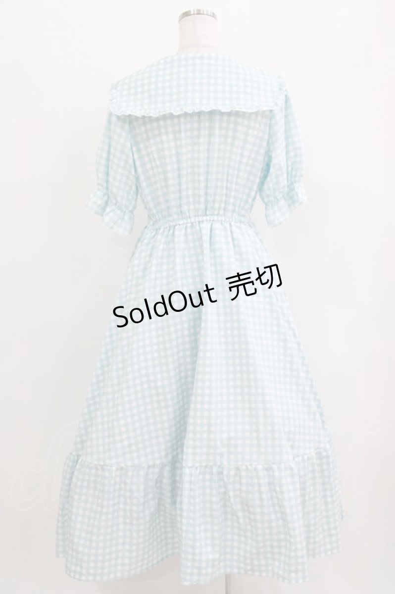 画像3: m petit by misako / TT*AMギンガムチェック M サックス H-26-03-16-017-LO-OP-NS-ZH (3)
