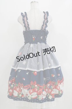 画像3: metamorphose / Apple Bunnyペプラムジャンパースカート サイズ1 ネイビー H-26-03-16-002-ME-OP-NS-ZH