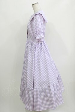 画像2: m petit by misako / TT*AMギンガムチェック M ラベンダー H-26-03-16-019-LO-OP-NS-ZH