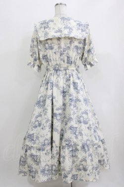 画像3: m petit by misako / トワルドジュイOPハンソデ L オフ/ブルー H-26-03-16-020-LO-OP-NS-ZH