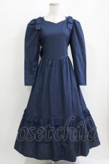 画像1: LOLITAその他 / maihee/クラシカルワンピース M ネイビー H-26-03-16-021-LO-OP-NS-ZH (1)