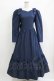 画像1: LOLITAその他 / maihee/クラシカルワンピース M ネイビー H-26-03-16-021-LO-OP-NS-ZH (1)
