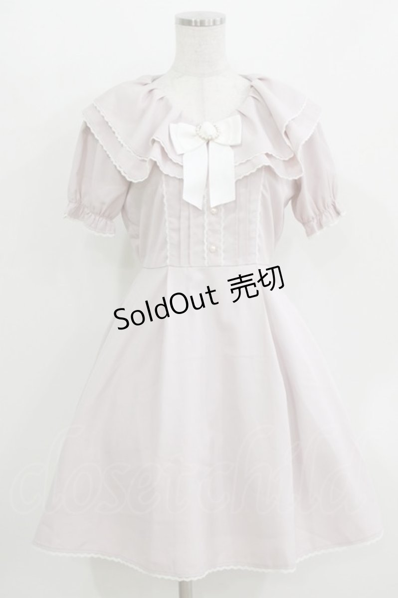 画像1: Honey Cinnamon / パールバックルリボンワンピース Free ピンク H-26-03-16-022-LO-OP-NS-ZH (1)