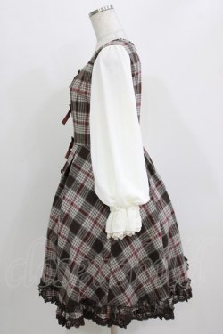 画像2: mille fille closet by LODISPOTTO / Dolly Check リボンワンピース M ブラウン H-26-03-16-023-LO-OP-NS-ZH