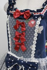 画像5: metamorphose / Apple Bunnyペプラムジャンパースカート サイズ1 ネイビー H-26-03-16-002-ME-OP-NS-ZH (5)