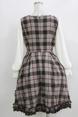 画像3: mille fille closet by LODISPOTTO / Dolly Check リボンワンピース M ブラウン H-26-03-16-023-LO-OP-NS-ZH