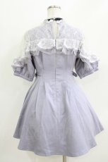 画像3: Rojita / ハートチャーム付きレースラッフルワンピース Free ブルー H-26-03-16-024-LO-OP-NS-ZH (3)