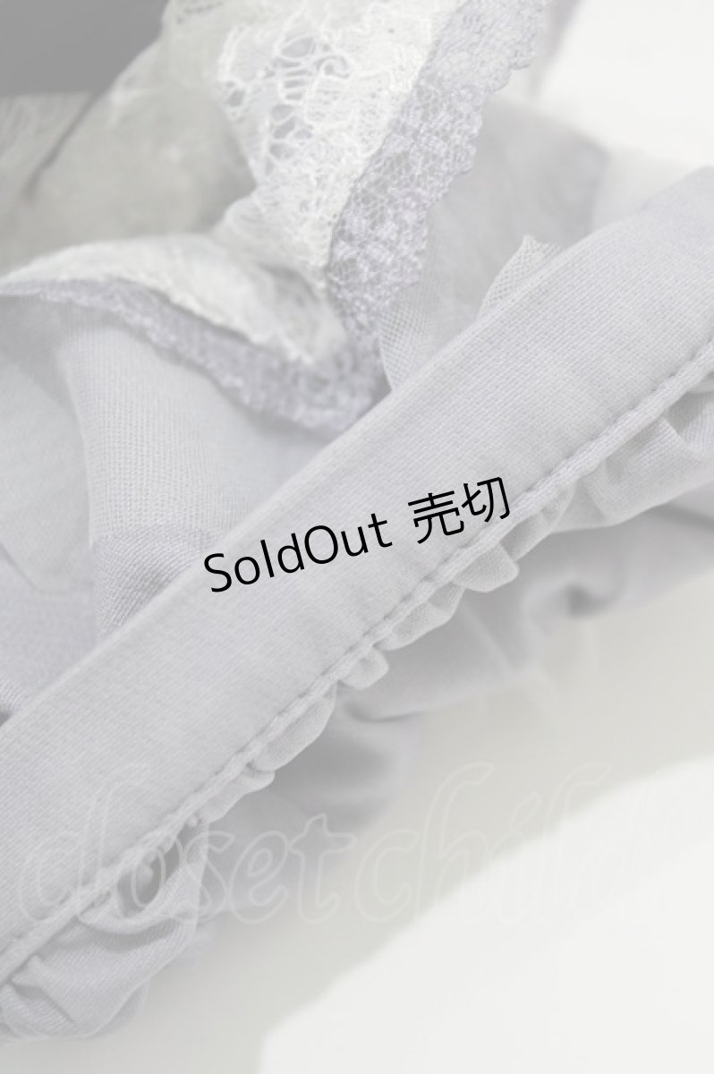 画像4: Rojita / ハートチャーム付きレースラッフルワンピース Free ブルー H-26-03-16-024-LO-OP-NS-ZH (4)