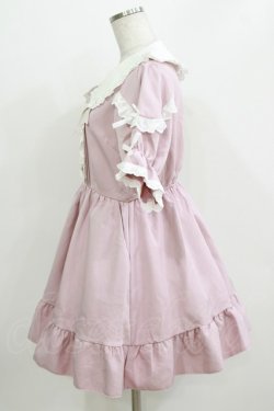 画像2: DearMyLove / コットンレースフリルワンピース L ピンク H-26-03-16-025-EL-OP-NS-ZH