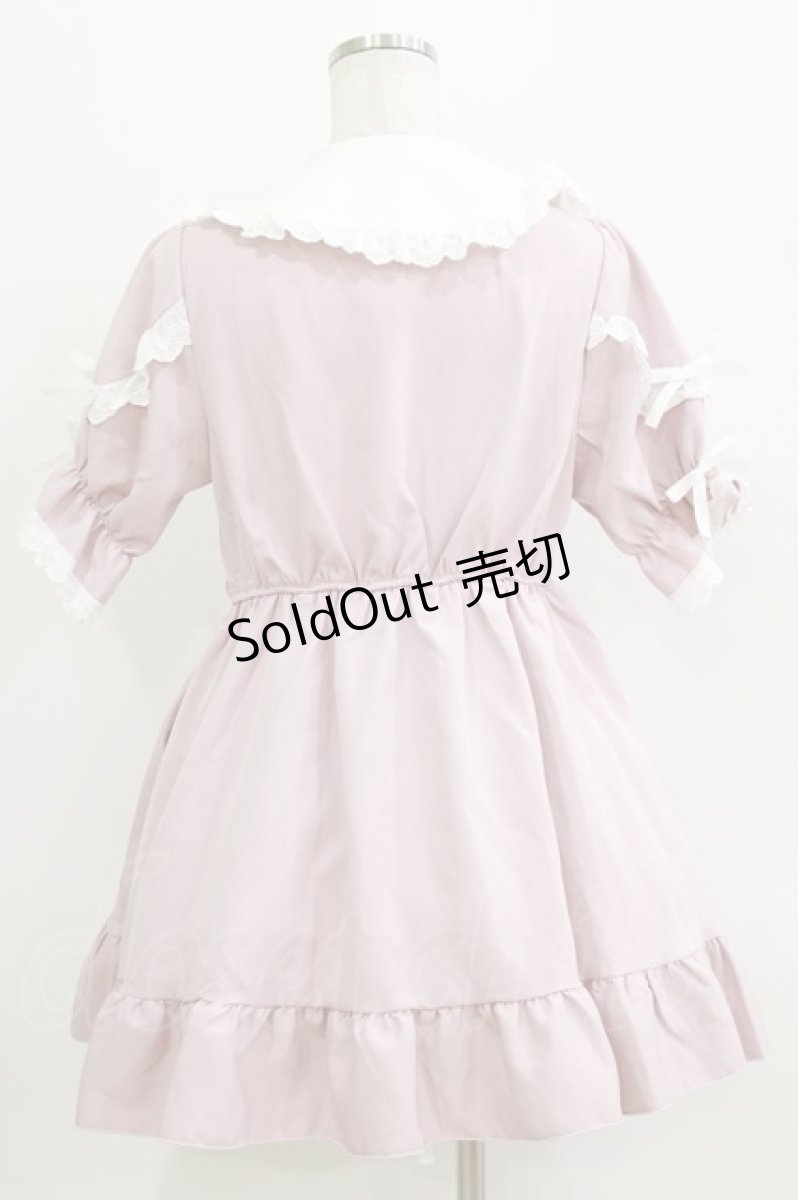 画像3: DearMyLove / コットンレースフリルワンピース L ピンク H-26-03-16-025-EL-OP-NS-ZH (3)