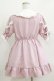 画像3: DearMyLove / コットンレースフリルワンピース L ピンク H-26-03-16-025-EL-OP-NS-ZH (3)