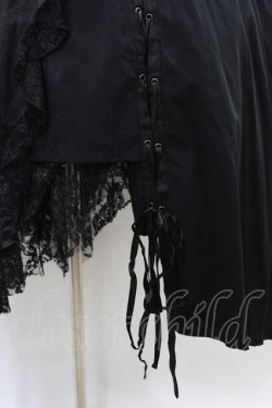 画像4: h.NAOTO / アシメレイヤードスカート  黒 H-26-03-17-1025-HN-SK-AK-ZH