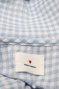 画像3: merry jenny / フリルカラーギンガムワンピース  ブルー H-26-03-17-1026-LO-OP-KB-ZH