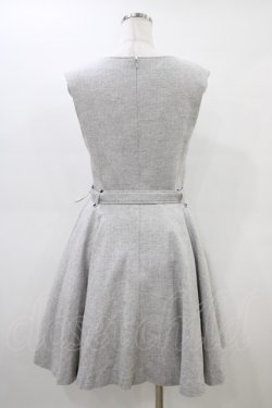 画像2: elements,H / マスケラレースツイードワンピース  グレー H-26-03-17-1031-PU-OP-KB-ZH