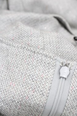 画像4: elements,H / マスケラレースツイードワンピース  グレー H-26-03-17-1031-PU-OP-KB-ZH