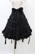 画像1: FRILL / Bird Cageスカート  ブラック H-26-03-17-1032-HN-SK-KB-ZH (1)