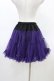 画像2: BPN / チュールパニエスカート  黒×紫 H-26-03-17-1035-GO-SK-KB-ZH (2)