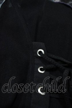 画像4: Ozz Croce / 和柄プリントメッシュジレ  黒 H-26-03-17-1036-OO-TO-AK-ZH