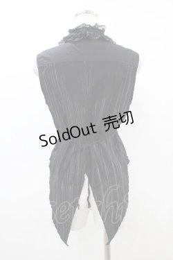 画像2: h.naoto Blood / レイヤード風ノースリーブブラウス  ブラック H-26-03-17-1038-HN-BL-KB-ZH