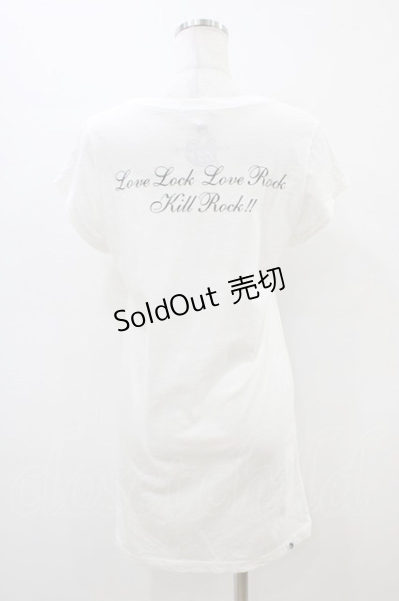 画像2: HYSTERIC GLAMOUR / COURTNEY LOVE Tシャツ  白 H-26-03-17-1042-PU-TO-KB-ZH (2)