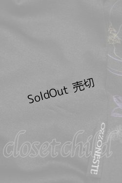 画像5: Ozz oneste / チャイナ刺繍半袖カットソー  黒 H-26-03-17-1044-OO-TO-AK-ZH