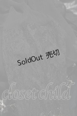 画像4: h.NAOTO / レースアップシースルーカーデ  黒 H-26-03-17-1047-HN-TO-AK-ZH