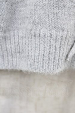 画像4: merry jenny / シャーリングチュールニットカーディガン  グレー H-26-03-17-1050-LO-TO-KB-ZH