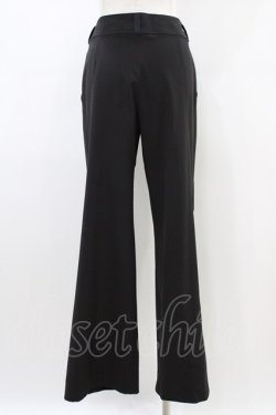 画像2: Moi-meme-Moitie / スリットロゴ釦パンツ 2 ブラック H-26-03-17-1008-MO-PA-KB-ZH