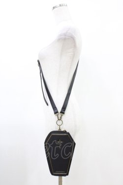 画像1: ATELIER PIERROT / Pochette a la carte Series Smartphone Multi Case Coffin  黒 H-26-03-17-1002-EL-BG-AK-ZH