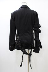画像2: BPN FOR MEN / ベルトボンテージジャケット  ブラック H-26-03-17-1014-GO-JA-KB-ZH (2)