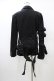 画像2: BPN FOR MEN / ベルトボンテージジャケット  ブラック H-26-03-17-1014-GO-JA-KB-ZH (2)