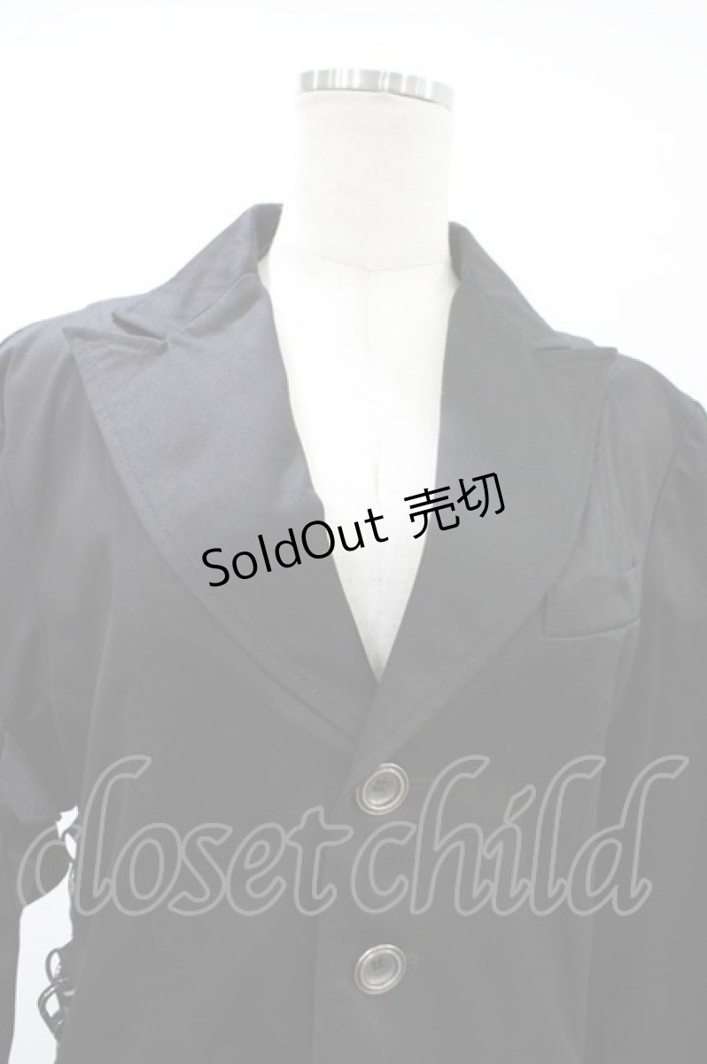 画像4: BPN FOR MEN / ベルトボンテージジャケット  ブラック H-26-03-17-1014-GO-JA-KB-ZH (4)