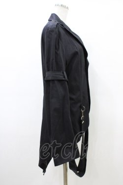 画像3: BPN FOR MEN / ベルトボンテージジャケット  ブラック H-26-03-17-1015-GO-JA-KB-ZH