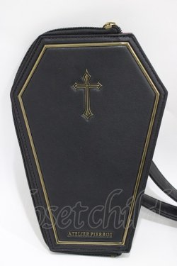 画像3: ATELIER PIERROT / Pochette a la carte Series Smartphone Multi Case Coffin  黒 H-26-03-17-1002-EL-BG-AK-ZH