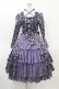 画像1: ATELIER PIERROT / Rosy Bouquet Dress size1 パープル H-26-03-17-1020-EL-OP-NS-ZH (1)