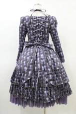 画像2: ATELIER PIERROT / Rosy Bouquet Dress size1 パープル H-26-03-17-1020-EL-OP-NS-ZH (2)