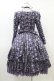 画像2: ATELIER PIERROT / Rosy Bouquet Dress size1 パープル H-26-03-17-1020-EL-OP-NS-ZH (2)