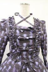 画像4: ATELIER PIERROT / Rosy Bouquet Dress size1 パープル H-26-03-17-1020-EL-OP-NS-ZH (4)