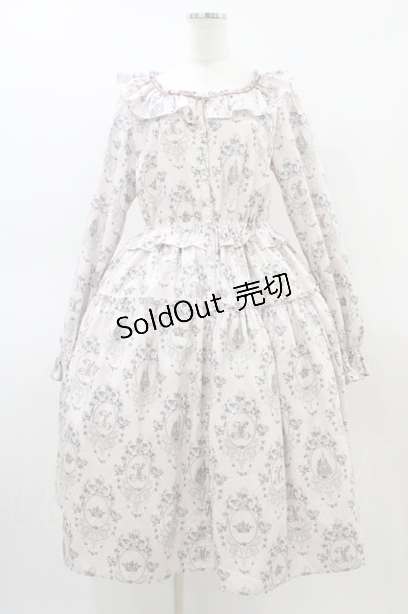 画像1: Melody BasKet / Rose Princessブラウスワンピース L ピンク H-26-03-17-1021-LO-OP-KB-ZH (1)