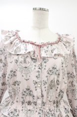 画像4: Melody BasKet / Rose Princessブラウスワンピース L ピンク H-26-03-17-1021-LO-OP-KB-ZH (4)
