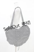 ATELIER PIERROT / Lace up Ribbon Heart Bag 黒  H-26-03-17-1003-EL-BG-AK-ZH