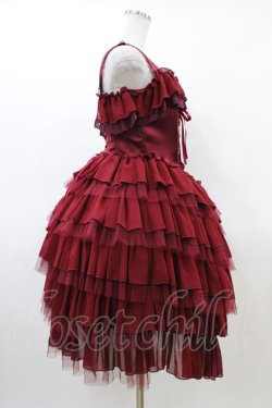 画像3: Vallee lys / ノネットジャンパースカート  ワイン H-26-03-17-1022-GO-OP-AK-ZH