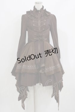 画像1: OZZ ANGELO / Rose Perfumeワンピース  ブラウン H-26-03-18-001-OO-OP-KB-ZH