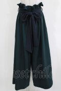 Qutie Frash / ハイウエストワイドパンツ  グリーン H-26-03-18-024-QU-PA-KB-ZH