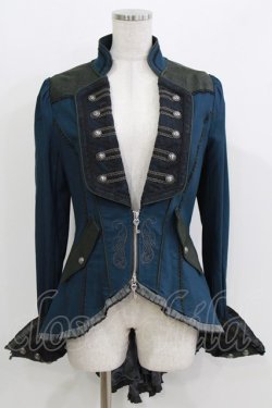 画像1: Rozen Kavalier / ナポレオンフィッシュテールジャケット  ブルー H-26-03-18-027-OO-JA-KB-ZH