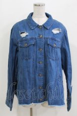 画像1: Candy Stripper / BACK FRILL JACKET  ブルー H-26-03-18-030-PU-JA-KB-ZH (1)