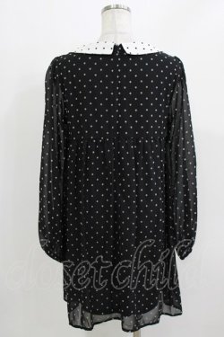 画像3: WORLD WIDE LOVE！(Rydia) / 配色スターワンピース  黒×白 H-26-03-18-032-PU-OP-KB-ZH