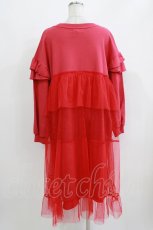 画像3: Candy Stripper / DOT TULLE SWITCHED ONE-PIECE  レッド H-26-03-18-034-PU-OP-KB-ZT473 (3)