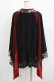 画像3: Qutie Frash / リボン帯付き着物チュニック  黒×赤 H-26-03-18-036-QU-TO-KB-ZH (3)